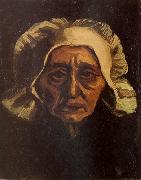 Head of an old Peasant Woman with White Cap (nn04)